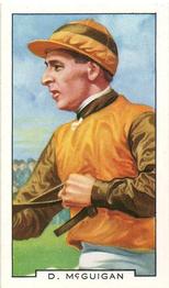 1936 Gallaher Famous Jockeys #44 David McGuigan Front